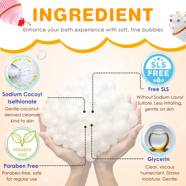 Bubble Bath Gel - 500ml - Cup Cake Cove