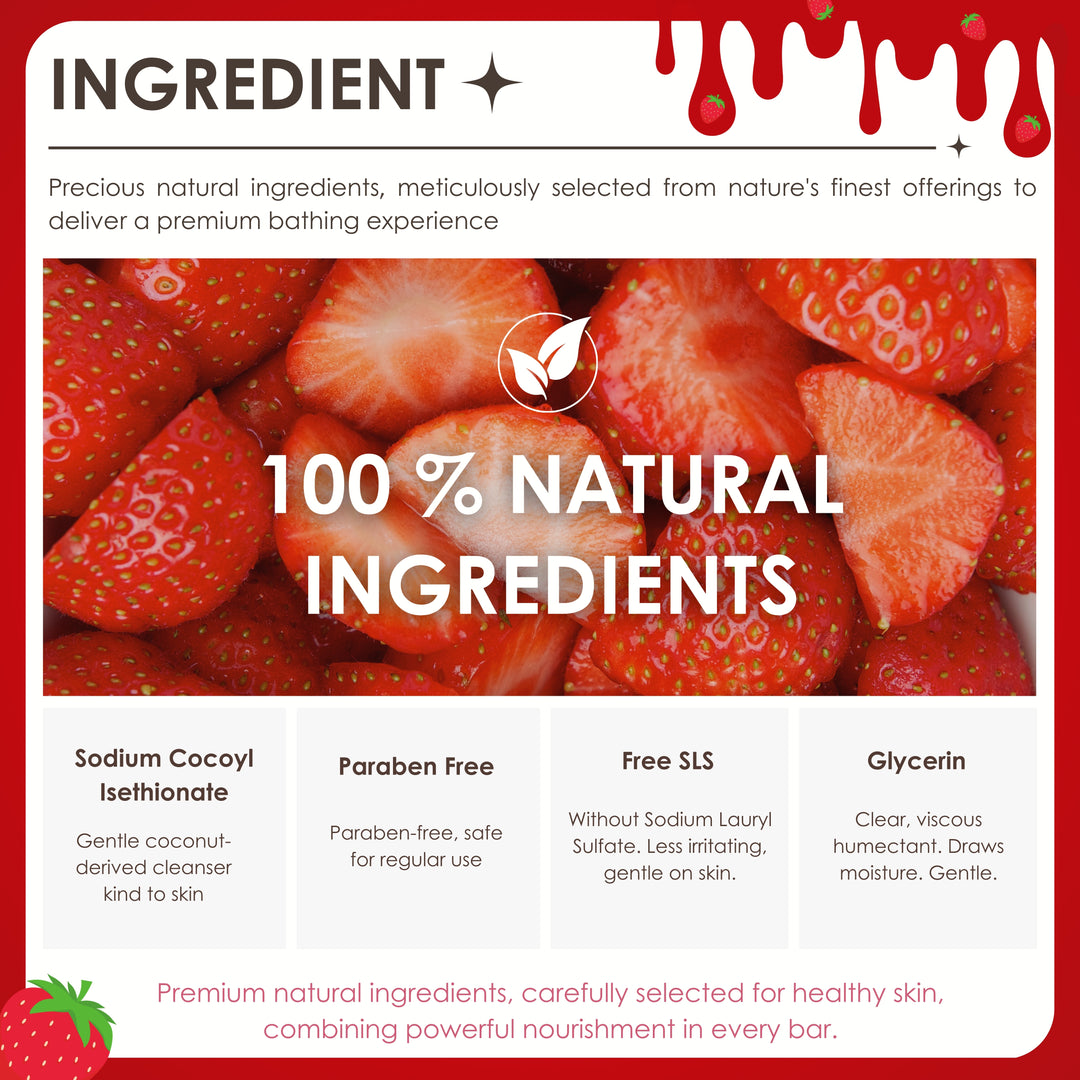Bubble Bath Gel - 250 ml - Strawberry