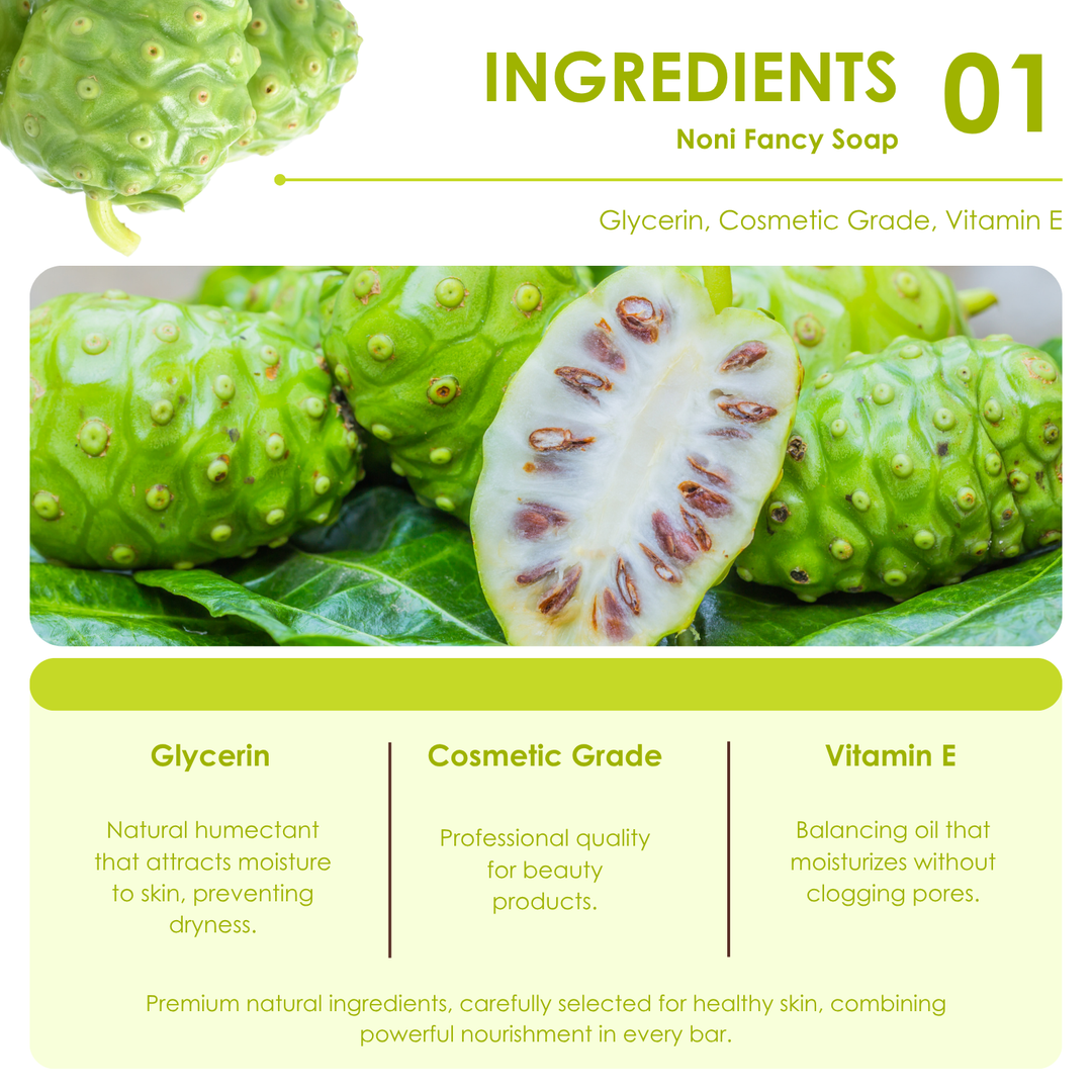 Natural Fancy Soap - 100g - Noni