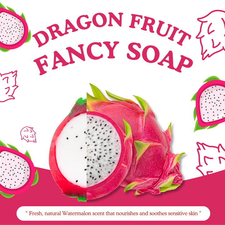 Natural Fancy Soap - 100g - Dragon Fruit