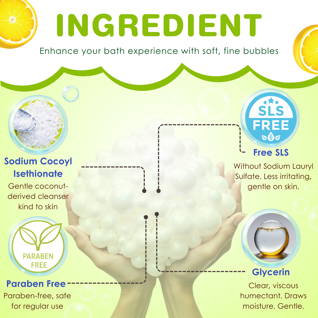 Bubble Bath Gel - 500ml - Lemon Drop Lagoon