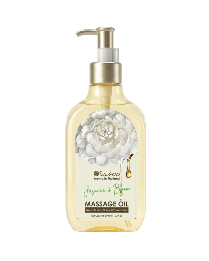 SABOO MASSAGE OIL - 300ML - กลิ่น JASMINE & BLOOM