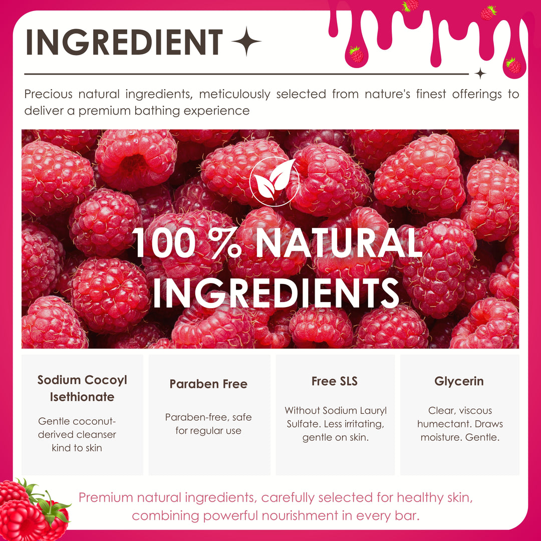 Bubble Bath Gel - 250 ml - Raspberry Razzle