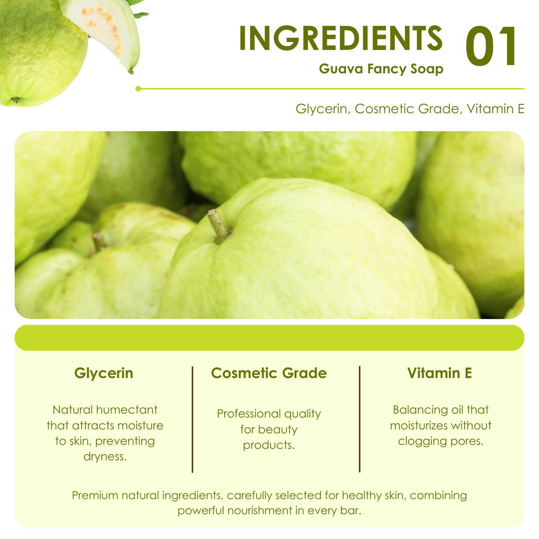 Natural Fancy Soap - Guava