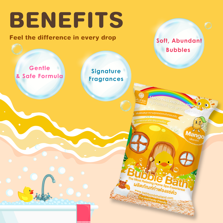 Bubble Bath Powder - 100g - Mango