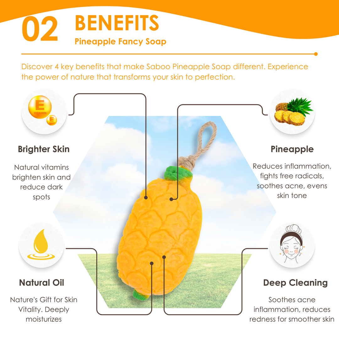 Natural Fancy Soap - Pineapple C