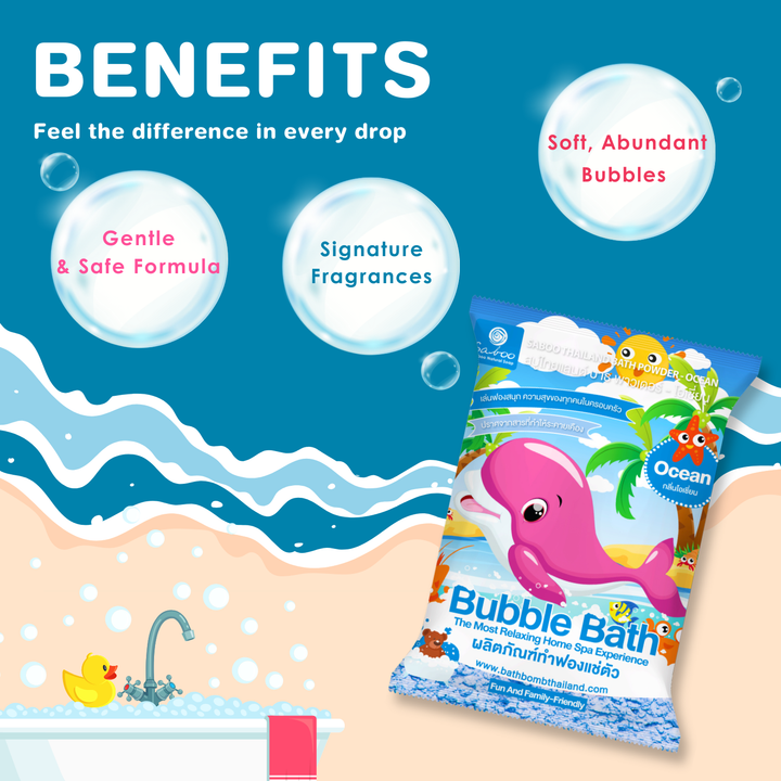Bubble Bath Powder - 100g - Ocean