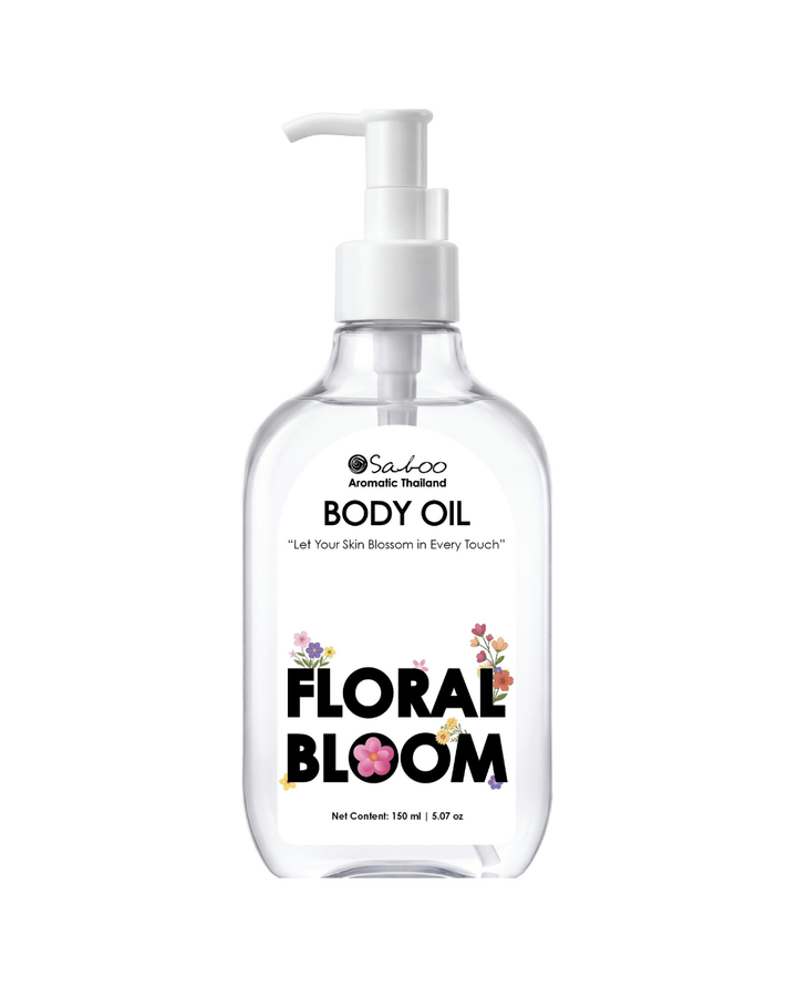 SABOO AROMATIC BODY OIL - 150ML - FLORAL BLOOM