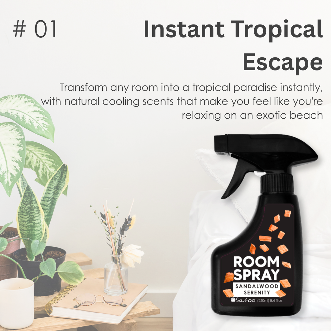 Saboo Room Spray - 250ml - Sandalwood Serenity