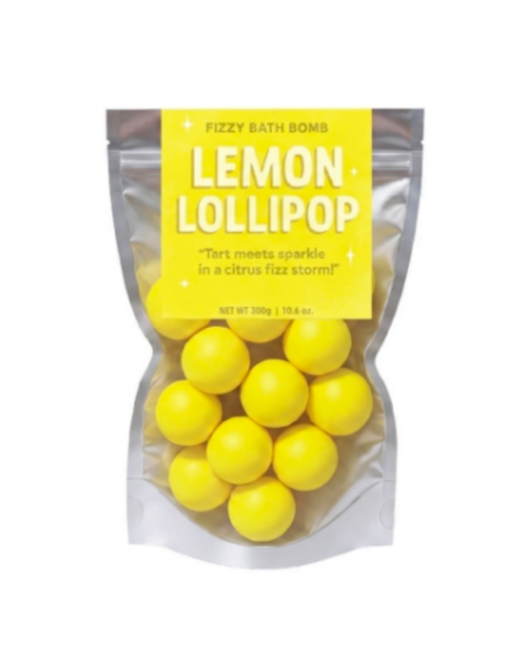 FIZZY BATH BOMB 300 G - Lemon Lollipop