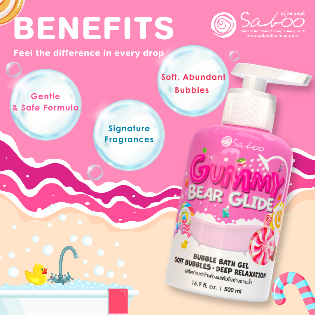 Bubble Bath Gel - 500ml - Gummy Bear Glide
