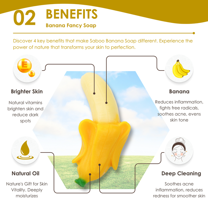 Natural Fancy Soap - 100g - Banana Type C