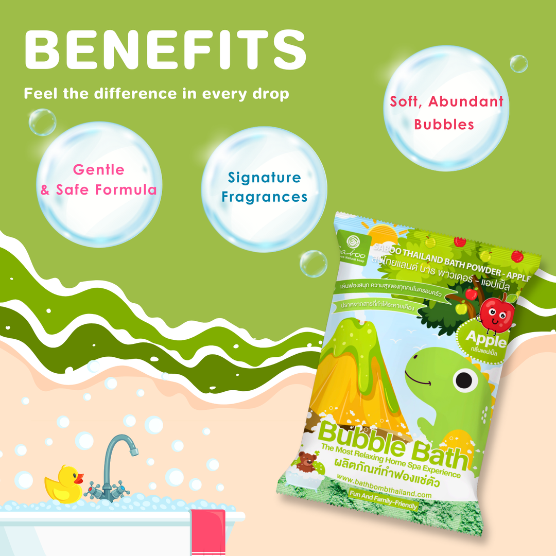 Bubble Bath Powder - 100g - Apple