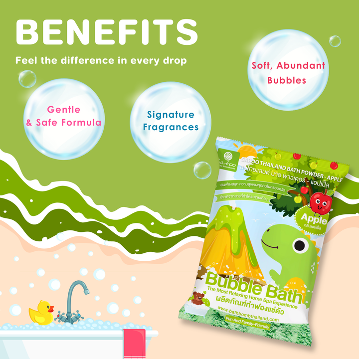 Bubble Bath Powder - 100g - Apple