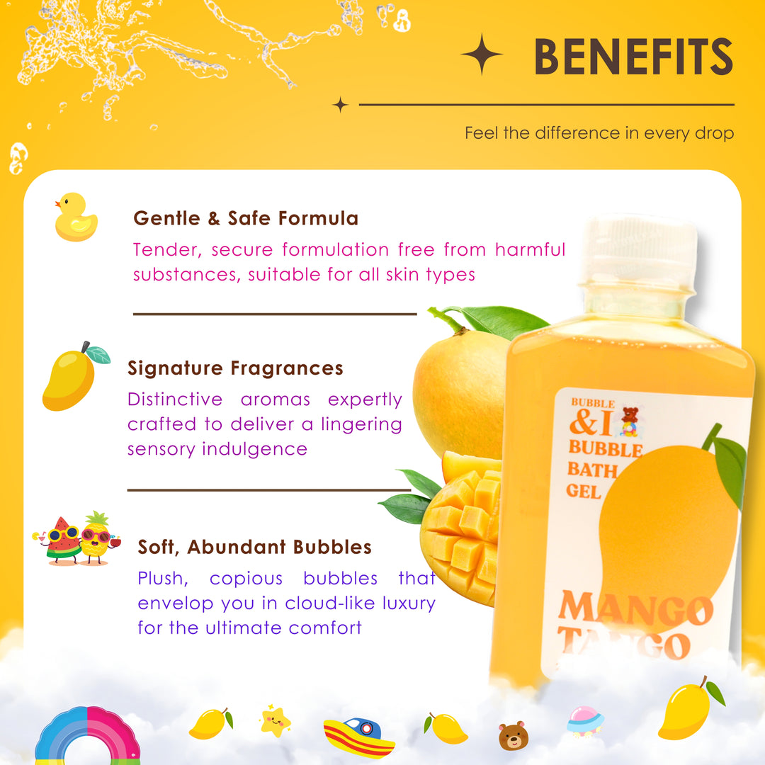 Bubble Bath Gel - 250 ml - Mango