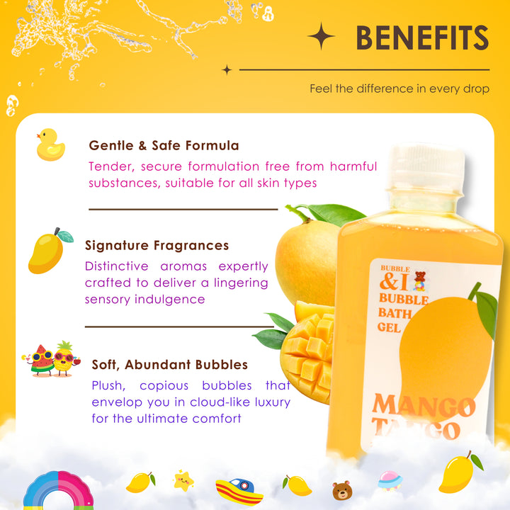 Bubble Bath Gel - 250 ml - Mango
