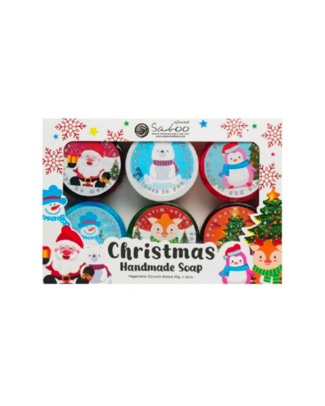 NATURAL SOAP GIFT SET 360g - CHRISTMAS