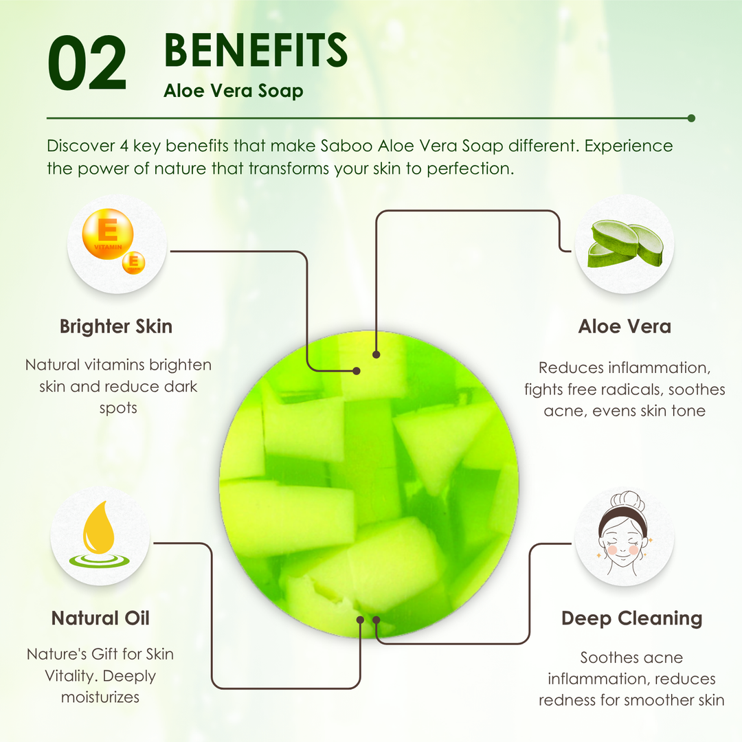 Premium Soap - Black Box Package - 100g - Aloe Vera