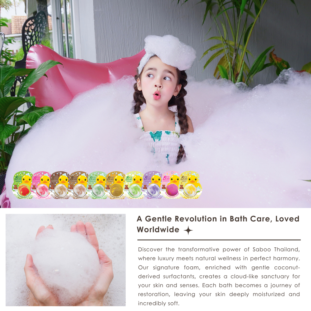 Bubble Bath Bomb - Duck Package - 150g - Green Tea