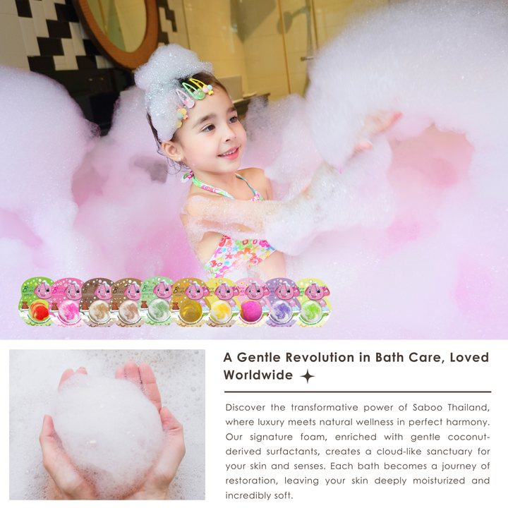 Bubble Bath Bomb - Elephant Package - 150g - Peppermint