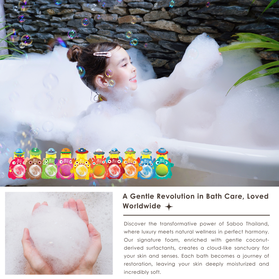 Bubble Bath Bomb - Monster Package - 150g - Strawberry