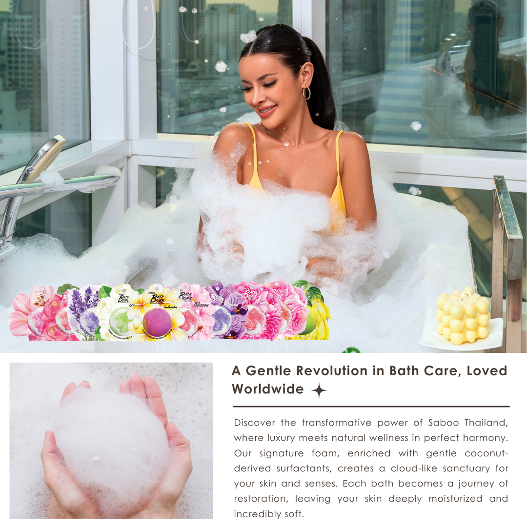 Bubble Bath Bomb - Flower Package - 150g - Ylang Ylang