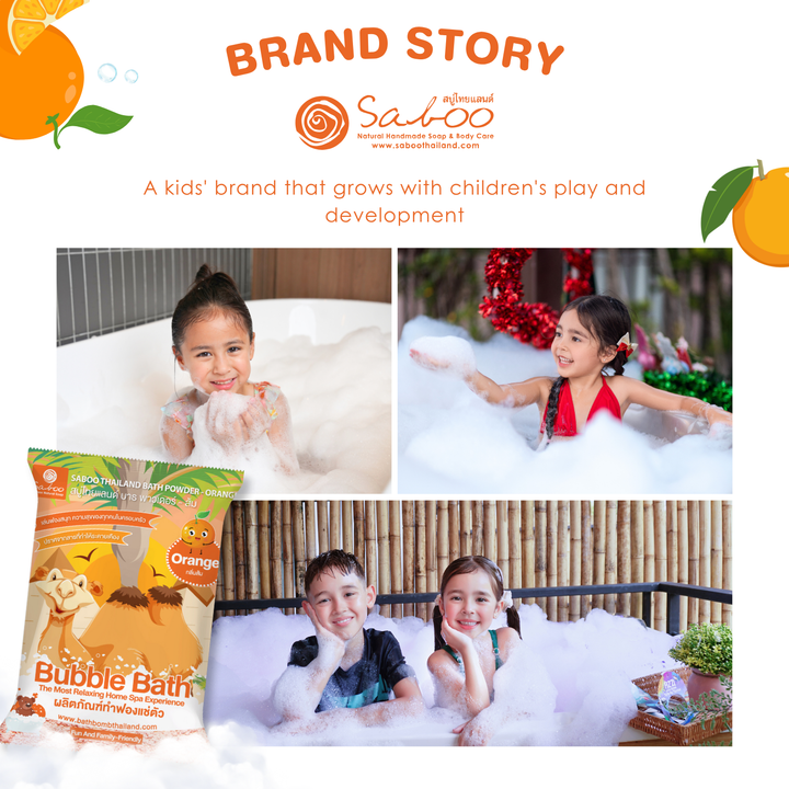 Bubble Bath Powder - 100g - Orange