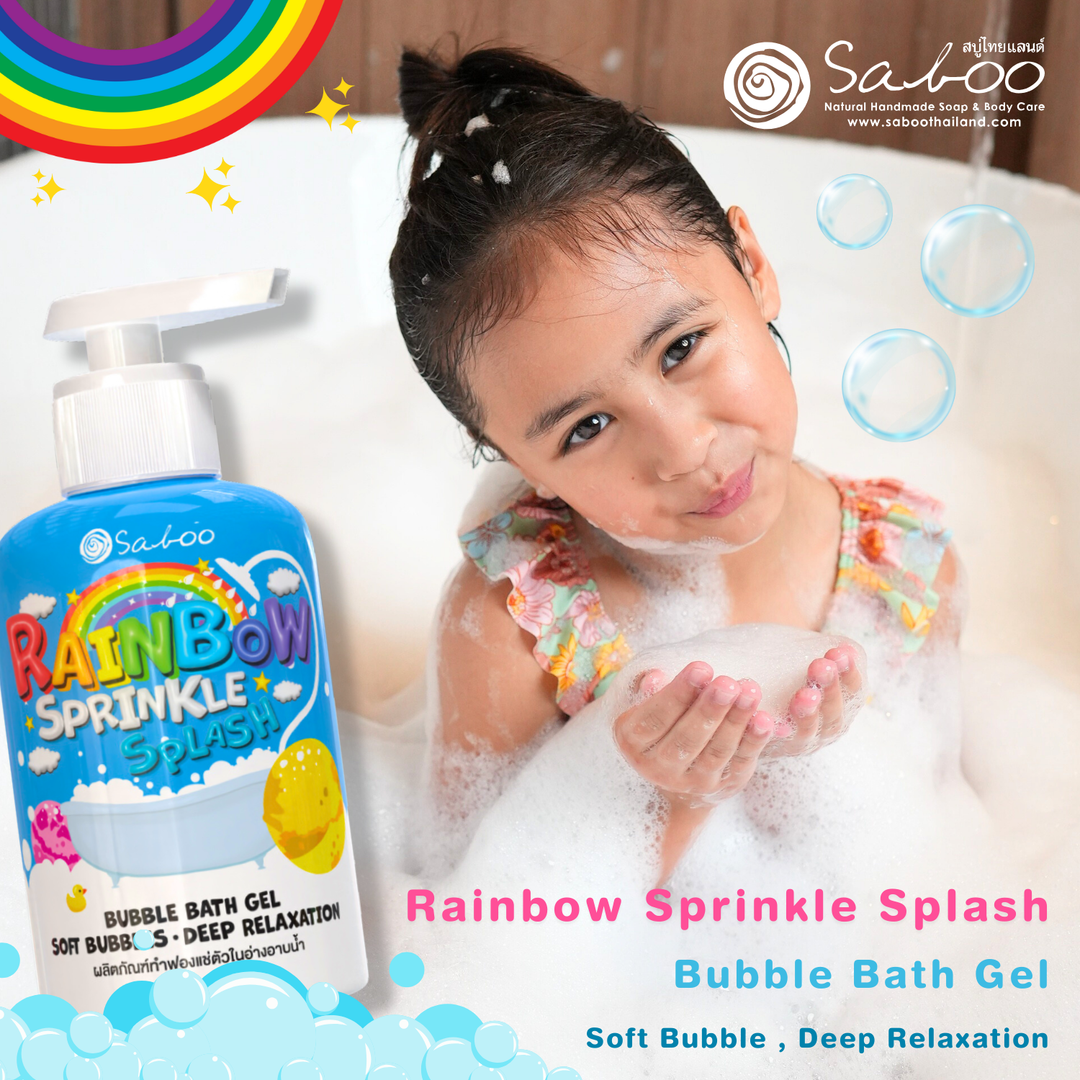 Bubble Bath Gel - 500ml - Rainbow Sprinkle Splash