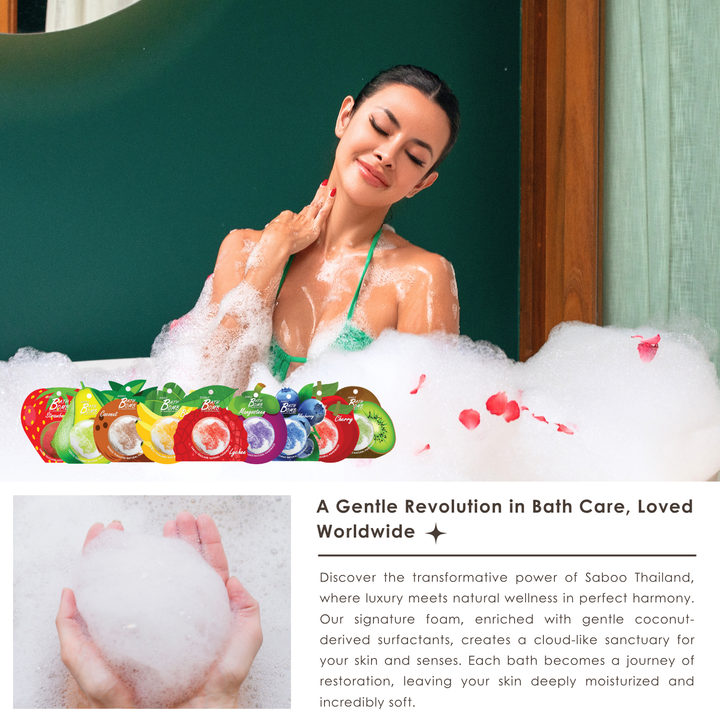 Bubble Bath Bomb - Fruit Package - 150g - Mangosteen