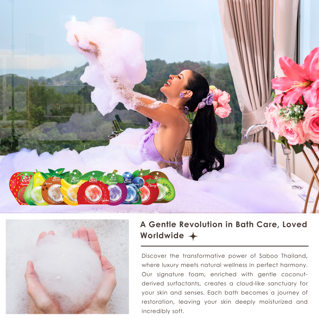 Bubble Bath Bomb - Fruit Package - 150g - Strawberry