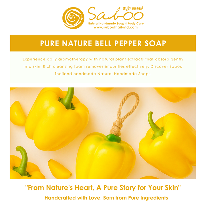 Natural Fancy Soap - 100g - Bell Pepper