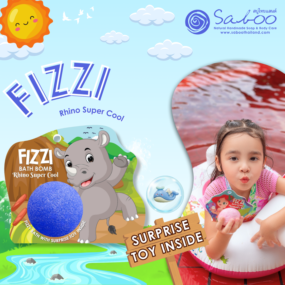 Fizzy Bath Bomb - Jungle Package - 100g - Rhino Super Cool