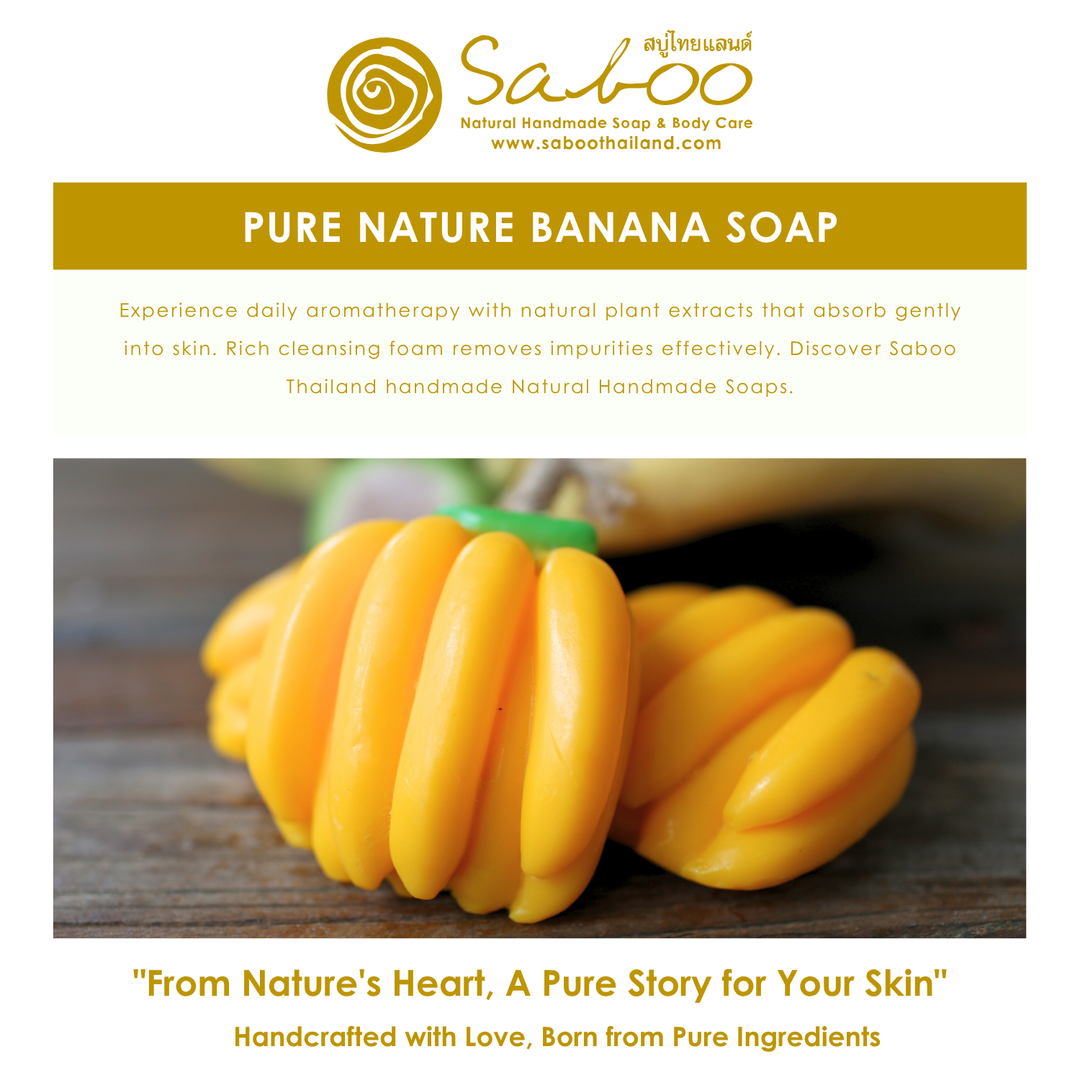 Natural Fancy Soap - 100g - Banana Type A