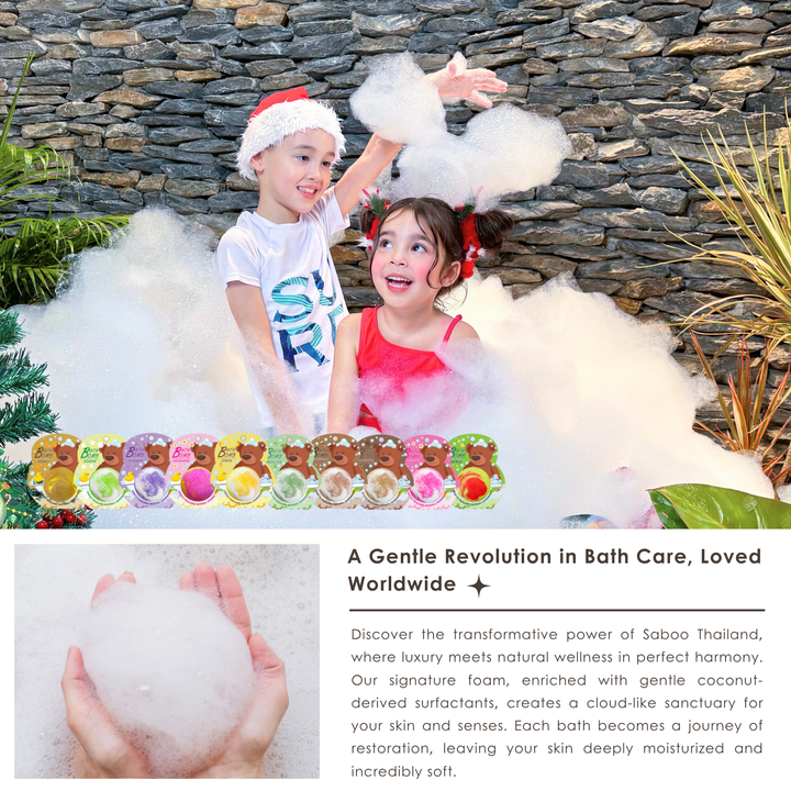 Bubble Bath Bomb - Bear Package - 150g - Lemongrasss