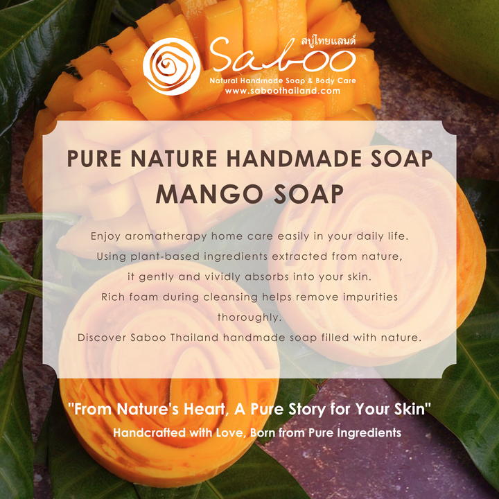Premium Soap - Black Box Package - 100g - Mango
