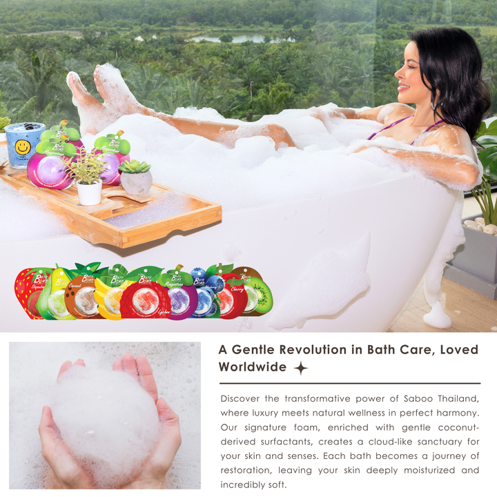 Bubble Bath Bomb - Fruit Package - 150g - Apple Red