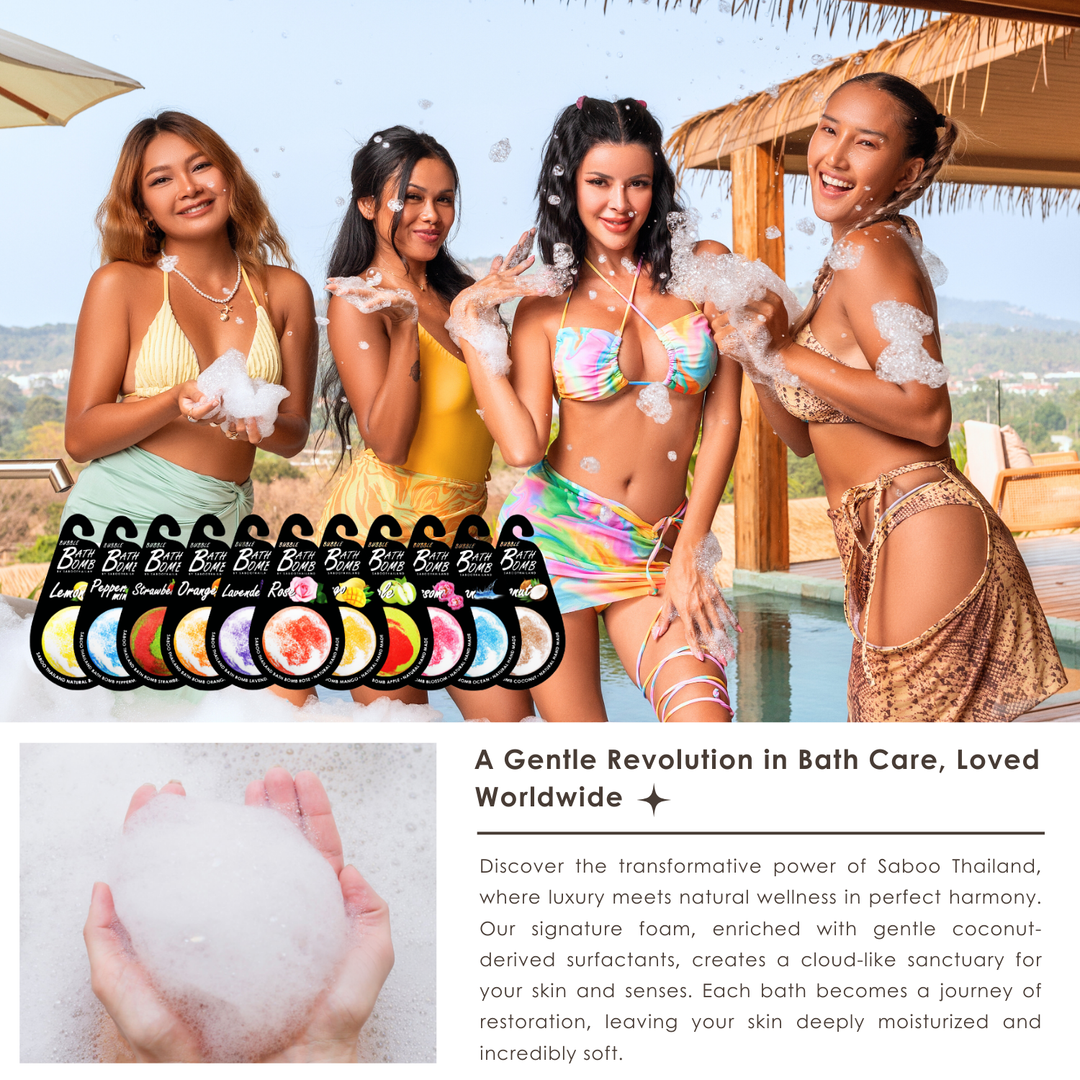 Bubble Bath Bomb - Black Package - 150g - Watermelon