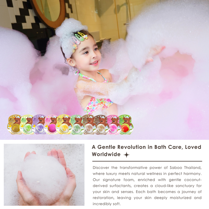Bubble Bath Bomb - Bear Package - 150g - Peppermint