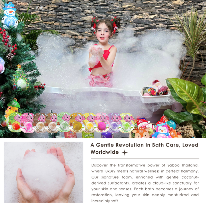 Bubble Bath Bomb - Elephant Package - 150g - Rice Milk
