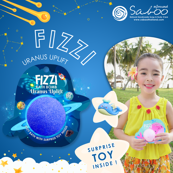 Fizzy Bath Bomb - Solar System Package - 100g - Uranus Uplift