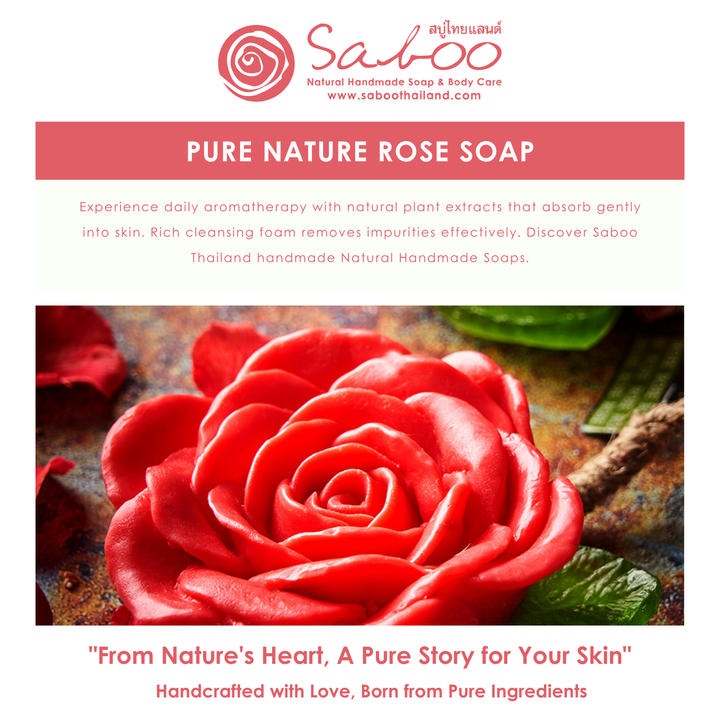 Natural Fancy Soap - 100g - Rose