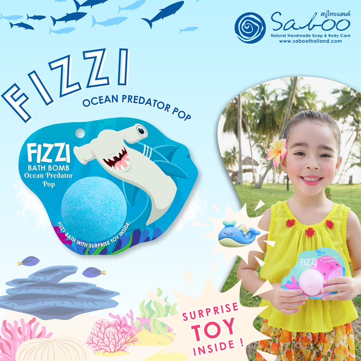 Fizzy Bath Bomb - Sea Animal Package - 100g - Ocean Predator Pop