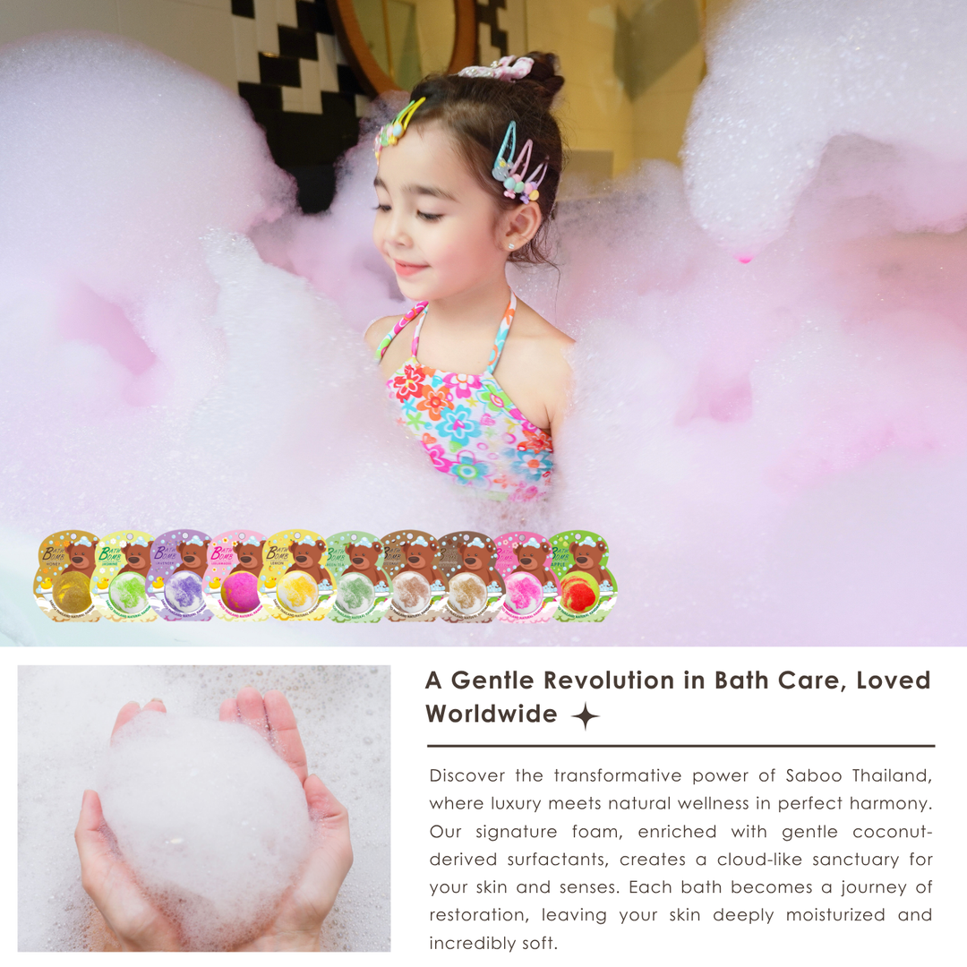 Bubble Bath Bomb - Bear Package - 150g - Jasmine