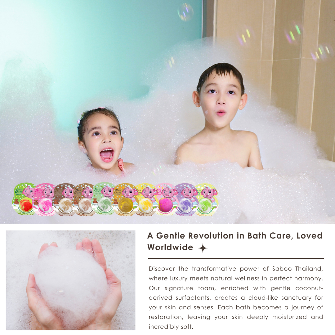 Bubble Bath Bomb - Elephant Package - 150g - Rose