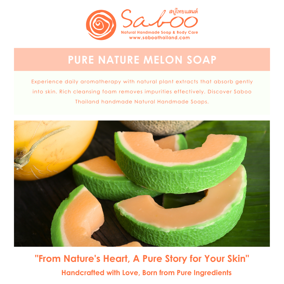 Natural Fancy Soap - Melon