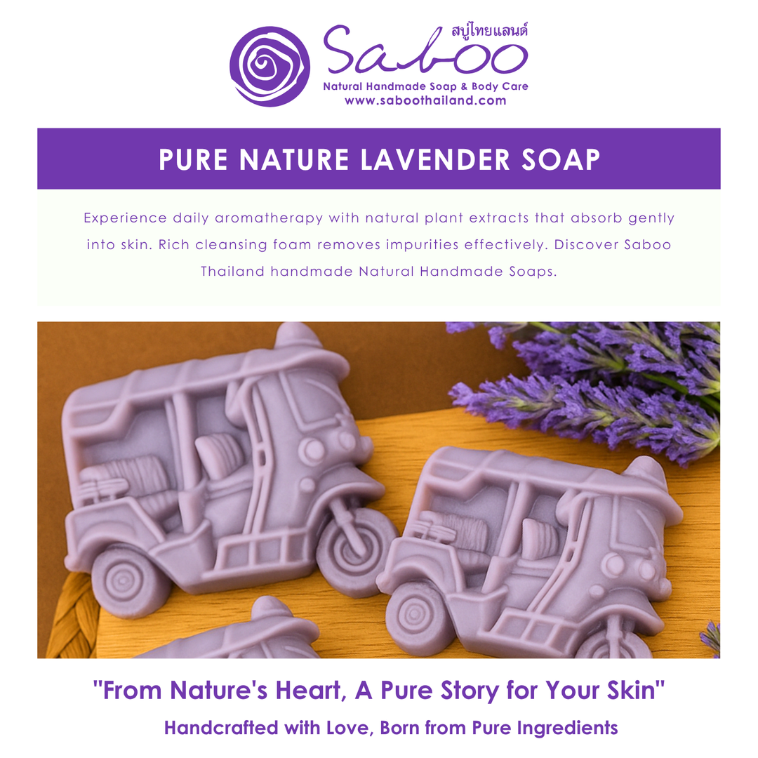 Natural Fancy Soap - Tuk Tuk - 100g - Lavender
