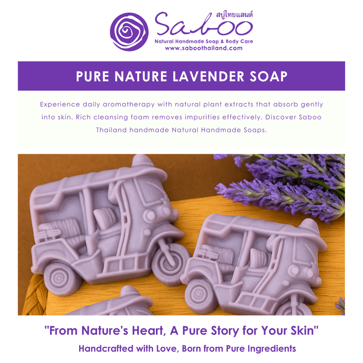 Natural Fancy Soap - Tuk Tuk - 100g - Lavender