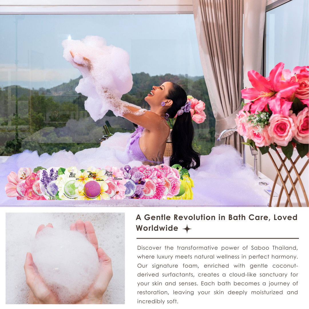 Bubble Bath Bomb - Flower Package - 150g - Lotus