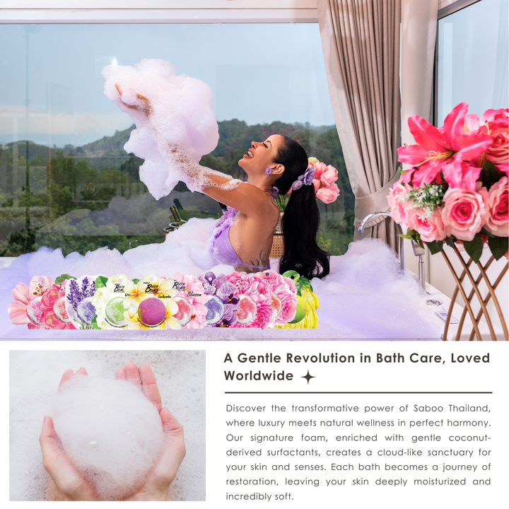 Bubble Bath Bomb - Flower Package - 150g - Lotus