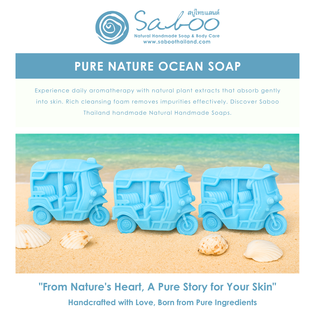 Natural Fancy Soap - Tuk Tuk - 100g - Ocean